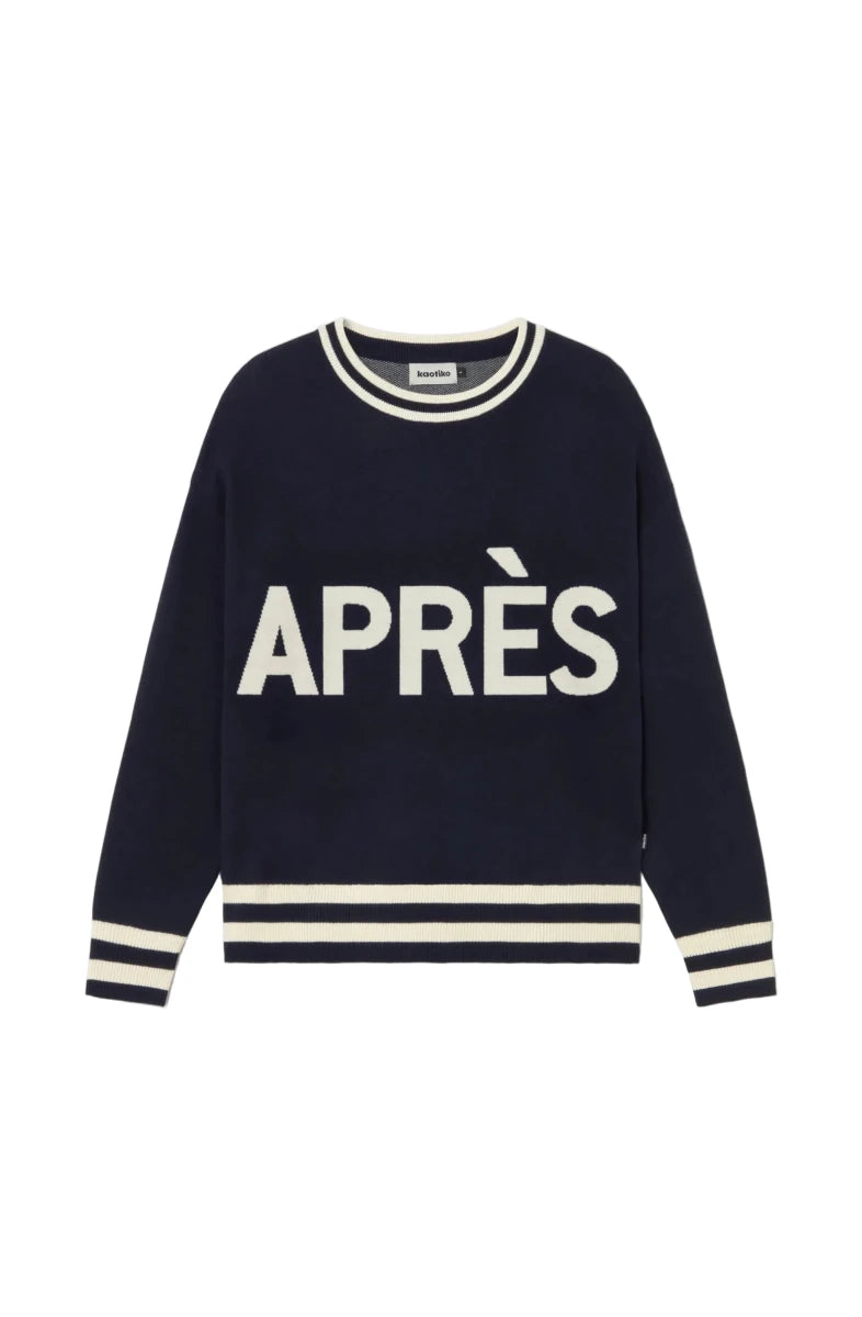 APRES SKI SWEATER NAVY | KAOTIKO