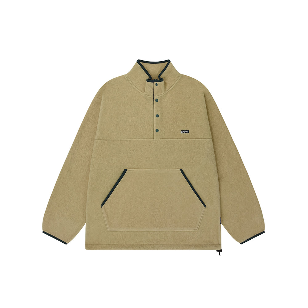 FLEECE BUTTON ANORAK