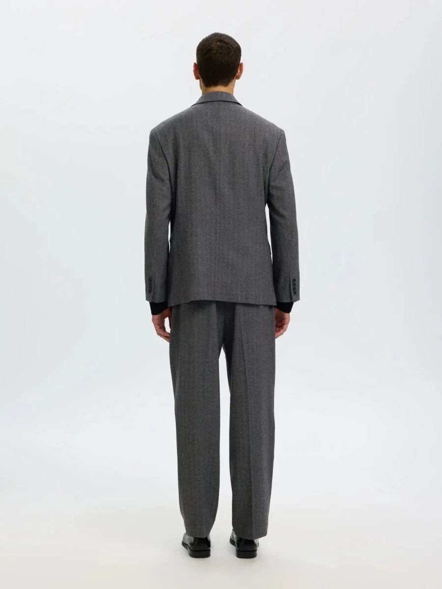 BROOKS WOOL BLEND RELAXED BLAZER | SELECTED HOMME