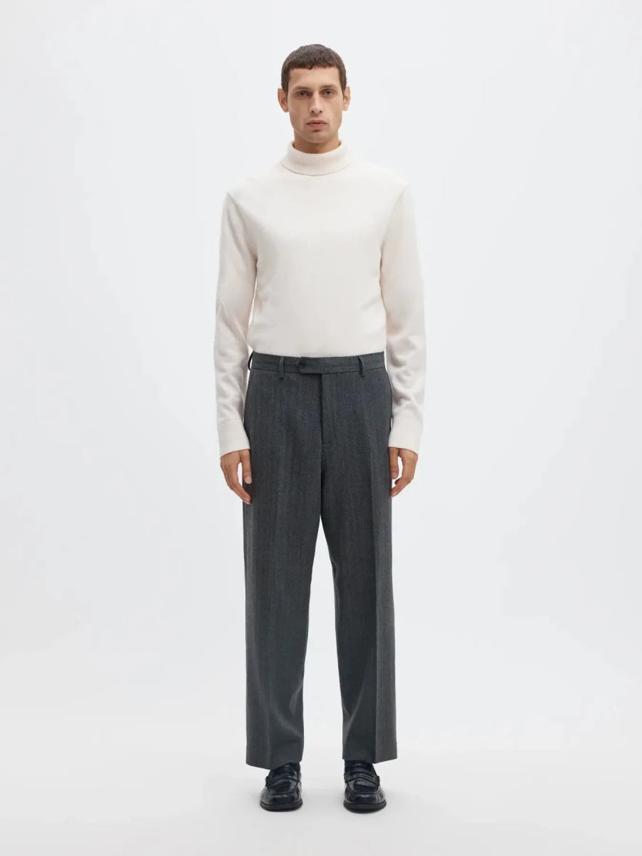 BROOKS WOOL BLEND RELAXED PANT | SELECTED HOMME
