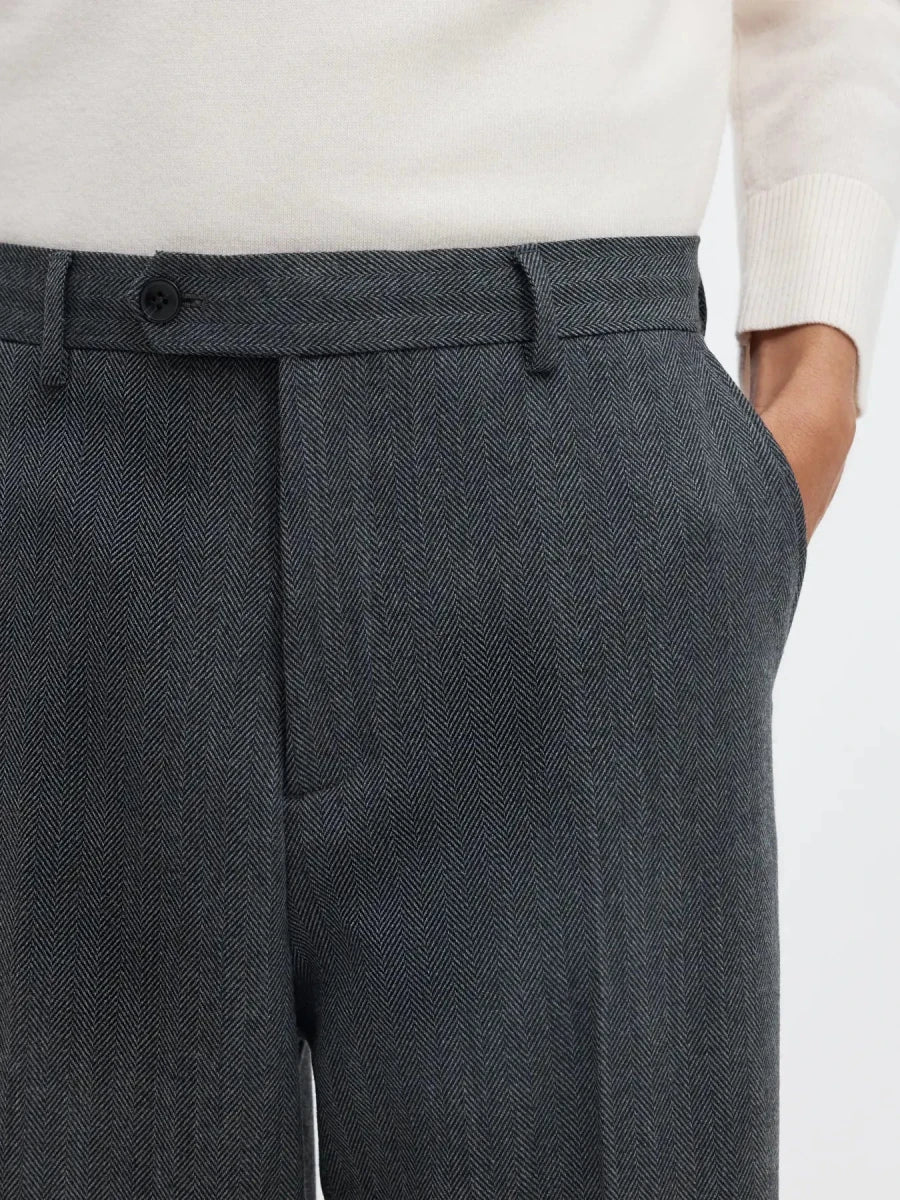 BROOKS WOOL BLEND RELAXED PANT | SELECTED HOMME