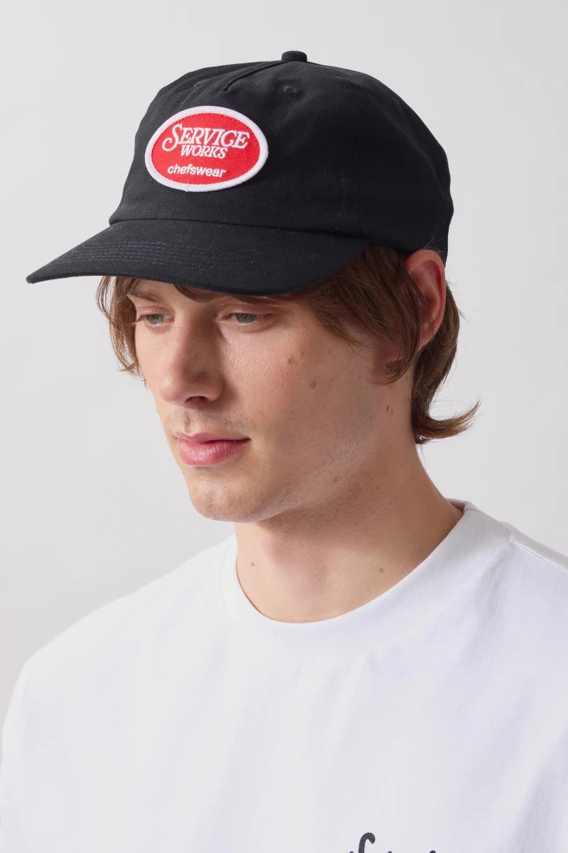 CHEFSWEAR CAP BLACK | SERVICE WORKS