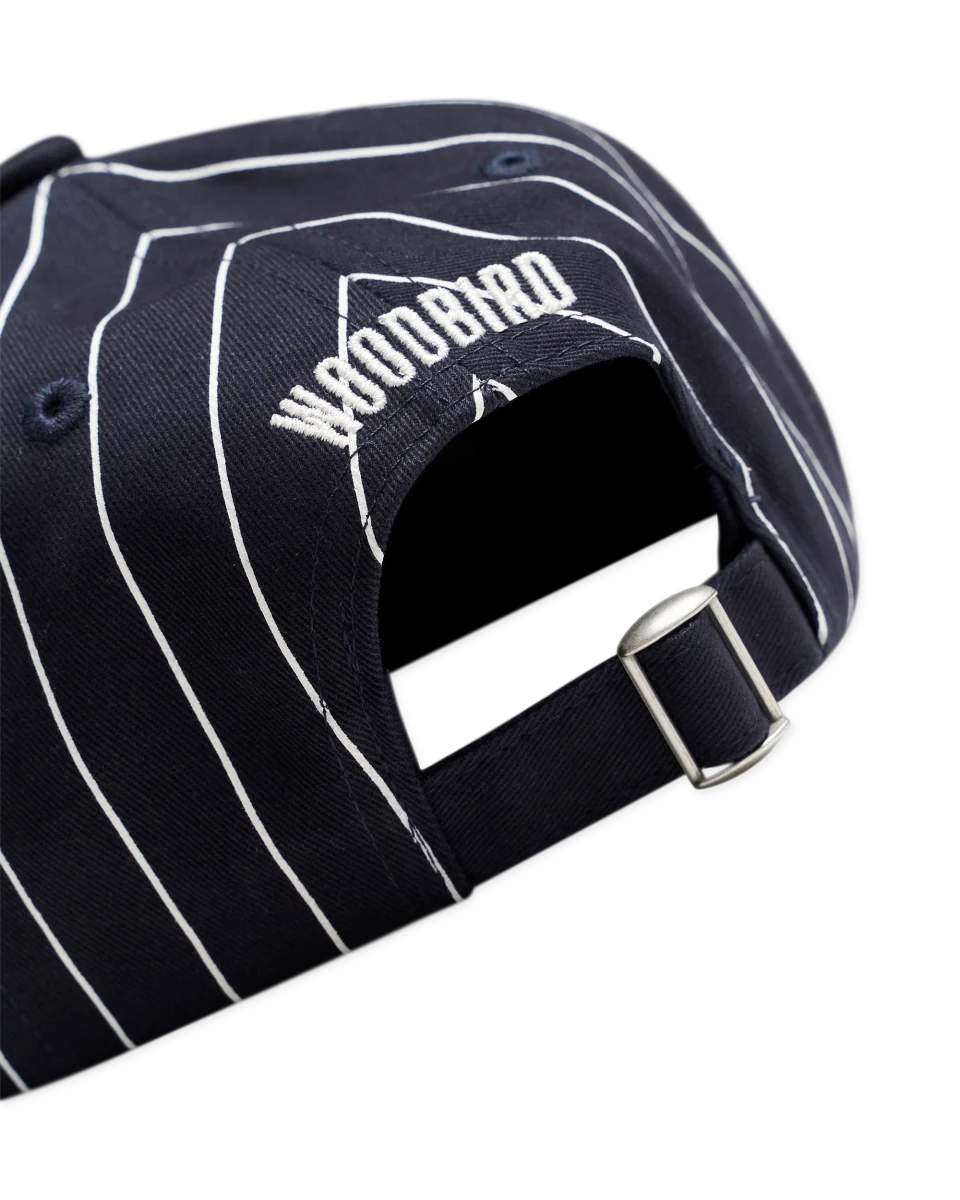 CHUCK STRIPE HK CAP NAVY WHITE | WOODBIRD