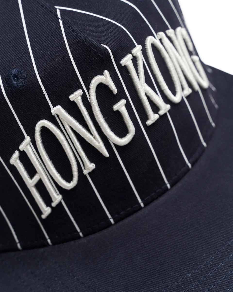 CHUCK STRIPE HK CAP NAVY WHITE | WOODBIRD