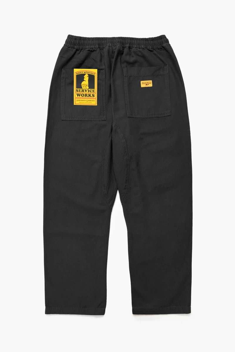 CLASSIC CHEF PANT BLACK | SERVICE WORKS