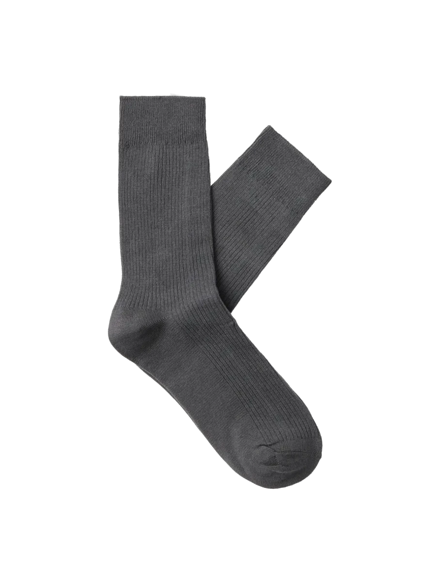 COTTON SOCKS GREY | SELECTED HOMME