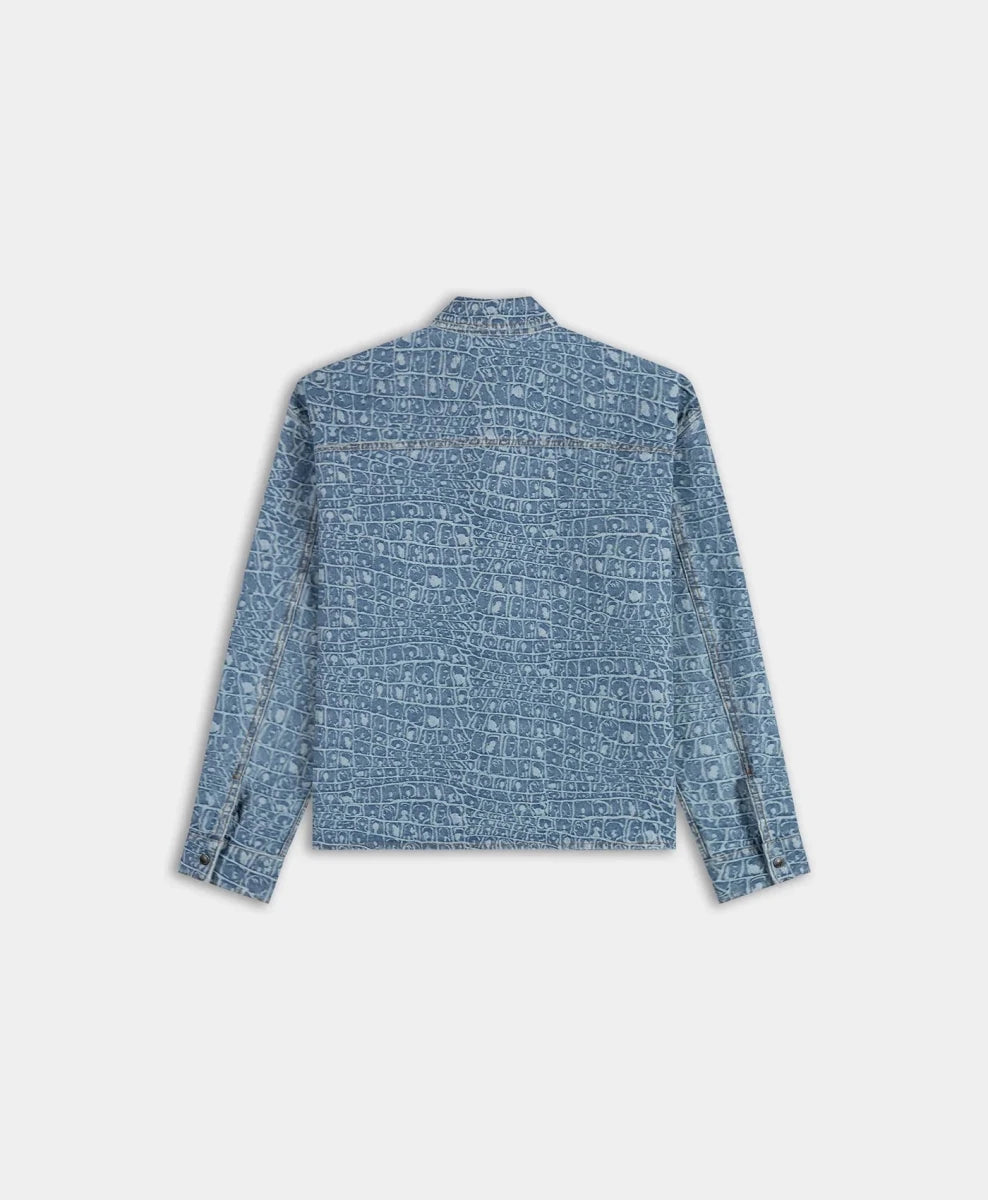CROC JACQUARD DENIM SHIRT | DAILY PAPER