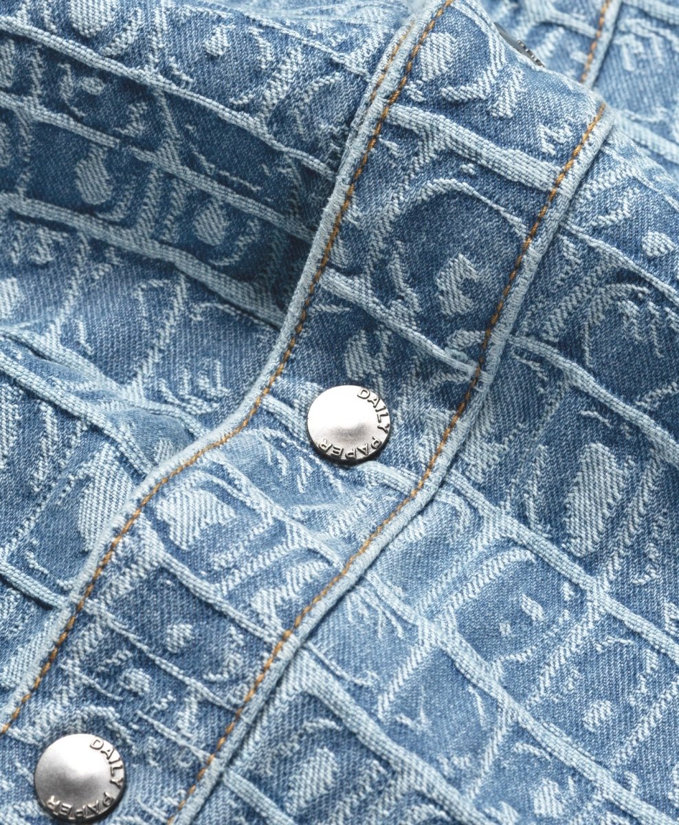 CROC JACQUARD DENIM SHIRT | DAILY PAPER