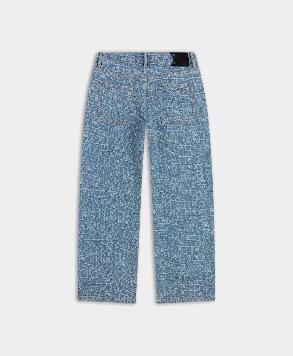 CROC JACQUARD OVERSIZED JEANS | DAILY PAPER