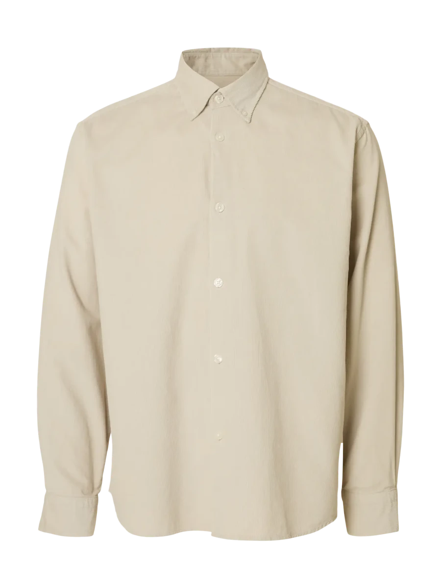 DANNI CORD BD LONGSLEEVE SHIRT MOONSTRUCK | SELECTED HOMME