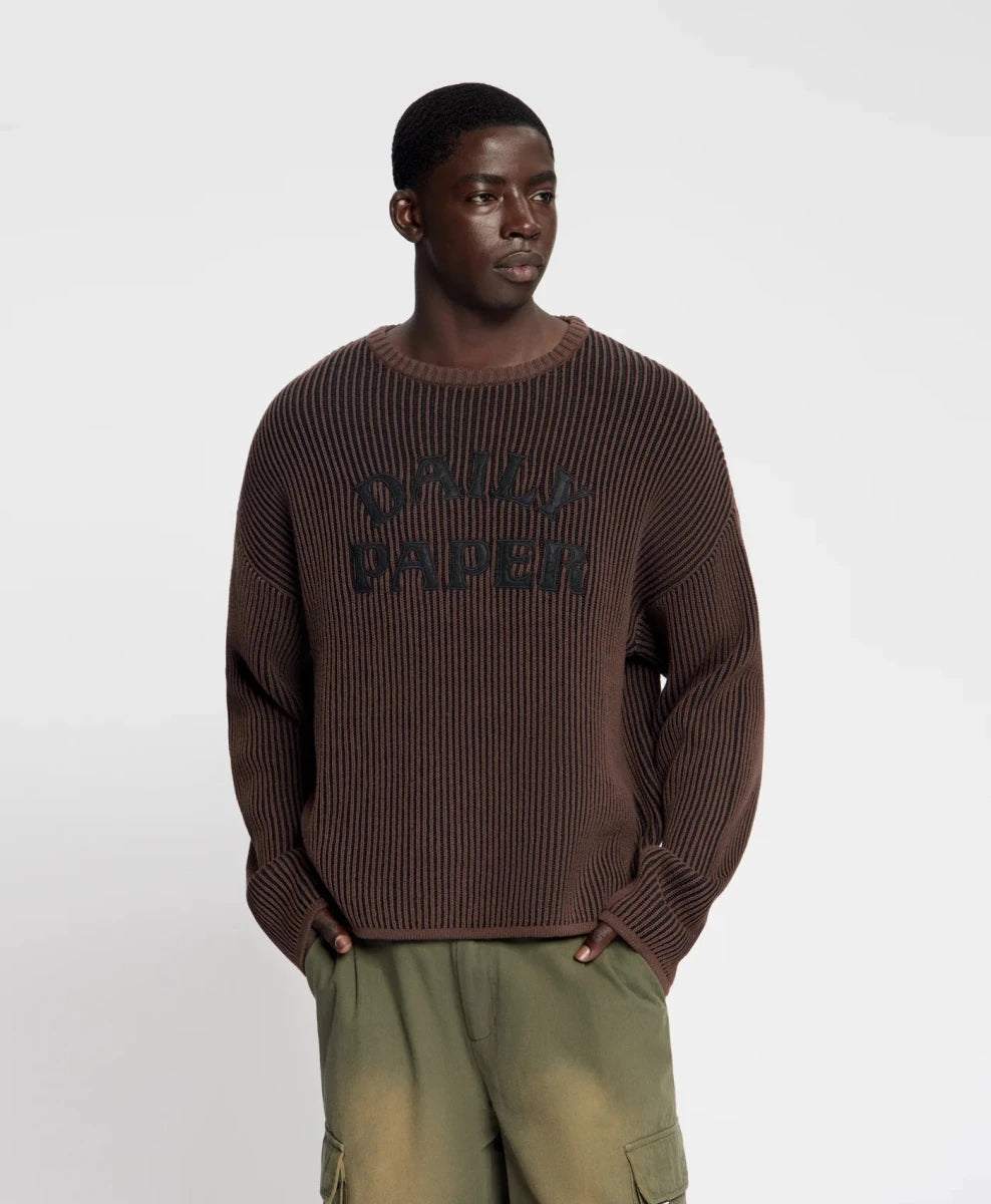 DIAS STACKED RIB KNIT SWEATER | DAILY PAPER