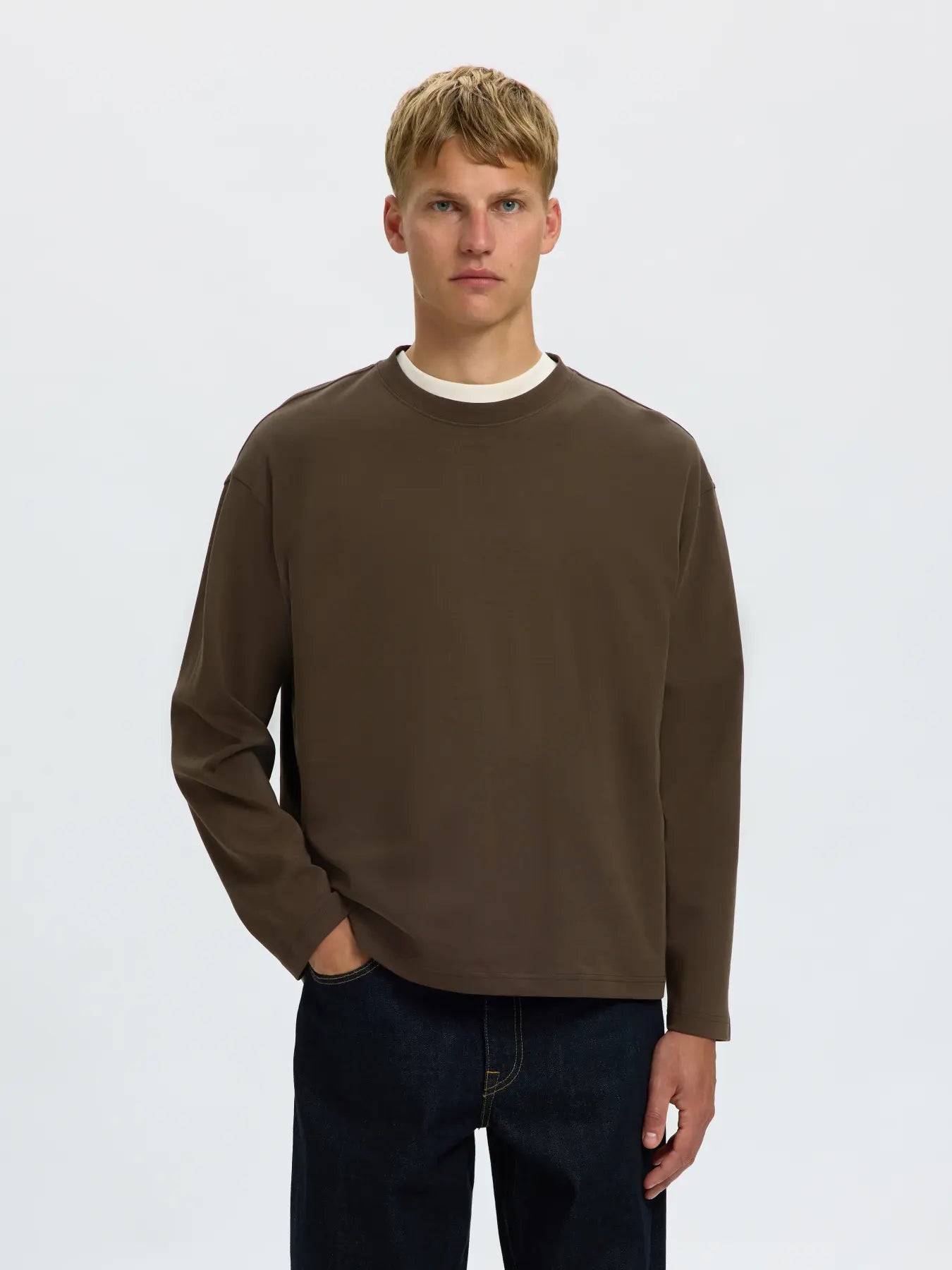 HEAVY LS O-NECK T-SHIRT