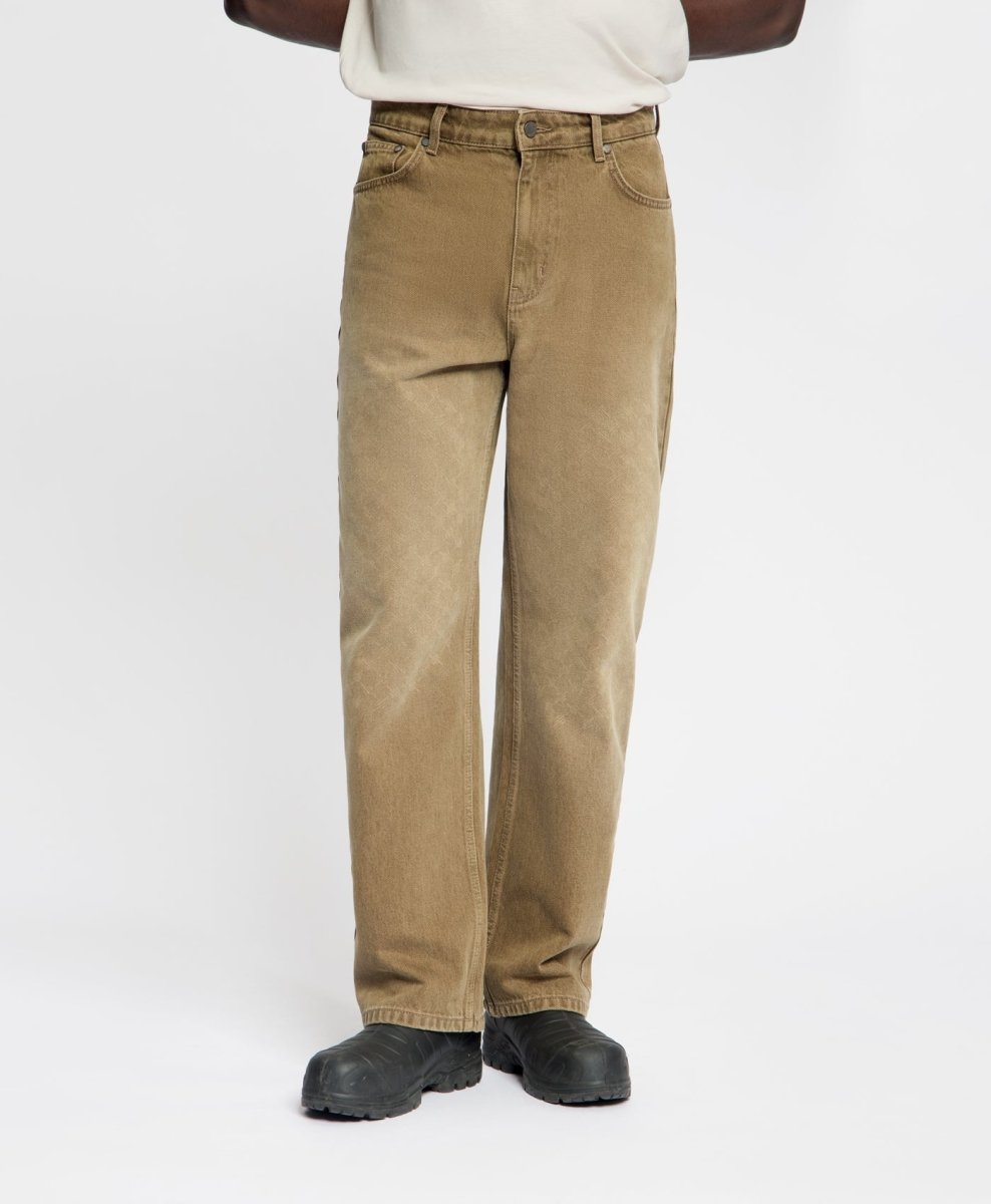 FADED MONOGRAM AMBA JEANS BEIGE | DAILY PAPER