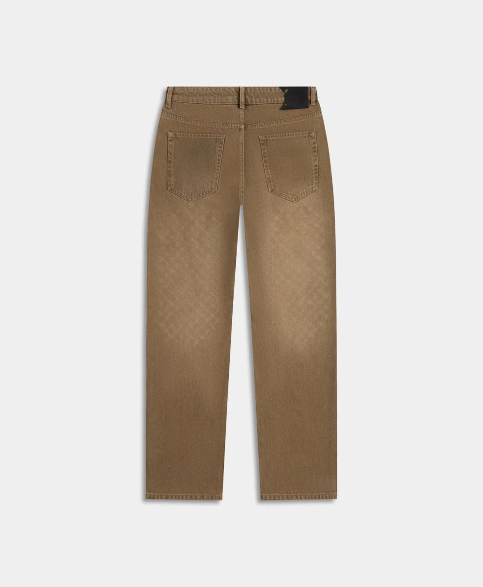 FADED MONOGRAM AMBA JEANS BEIGE | DAILY PAPER