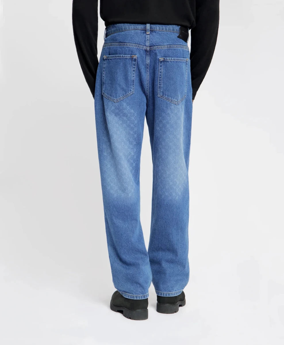 FADED MONOGRAM AMBA JEANS MID BLUE | DAILY PAPER