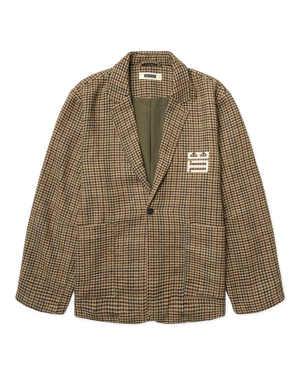 GING CHECK BLAZER | WOODBIRD