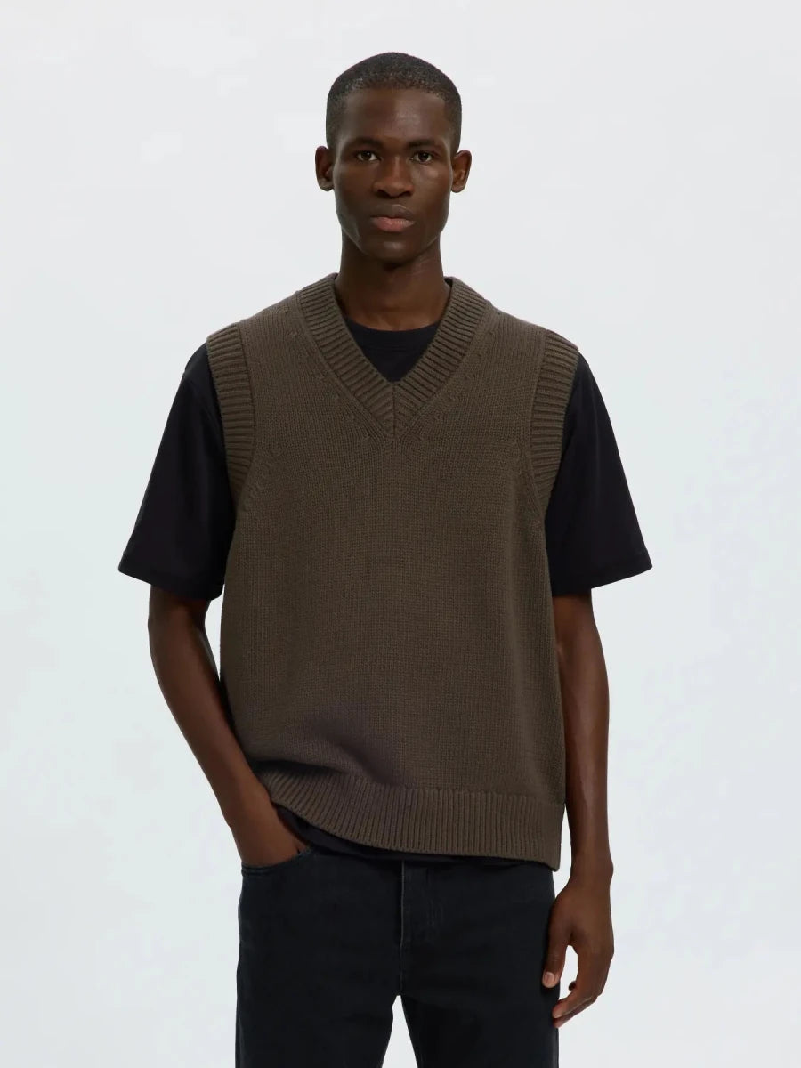 KNIT HEAVY VEST | SELECTED HOMME