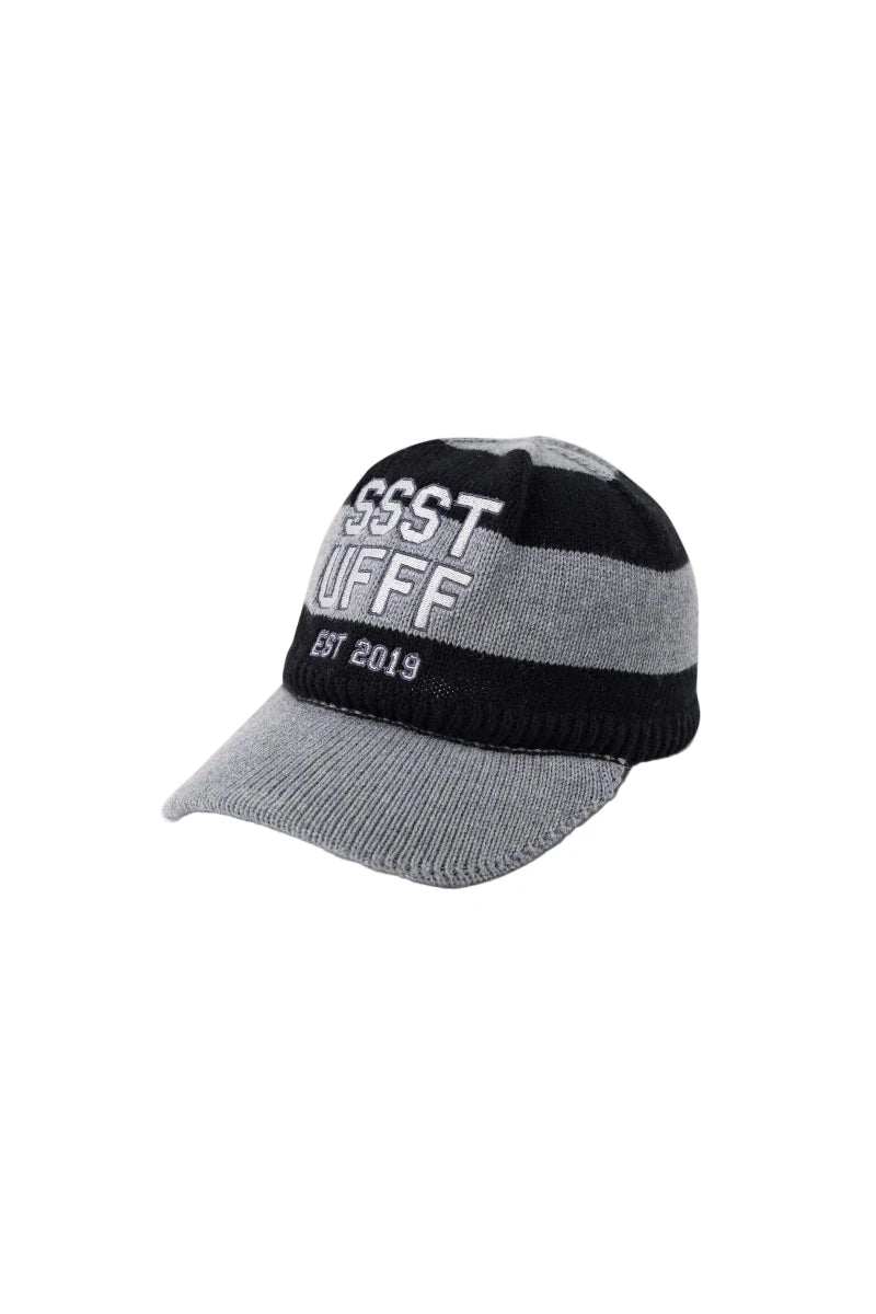 KNITTED CAP GREY | SSSTUFFF