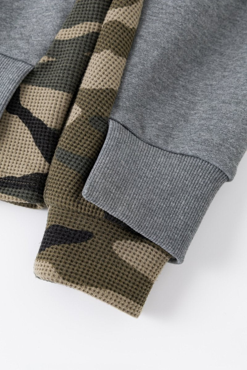LAYERED CAMO CREWNECK | SSSTUFFF