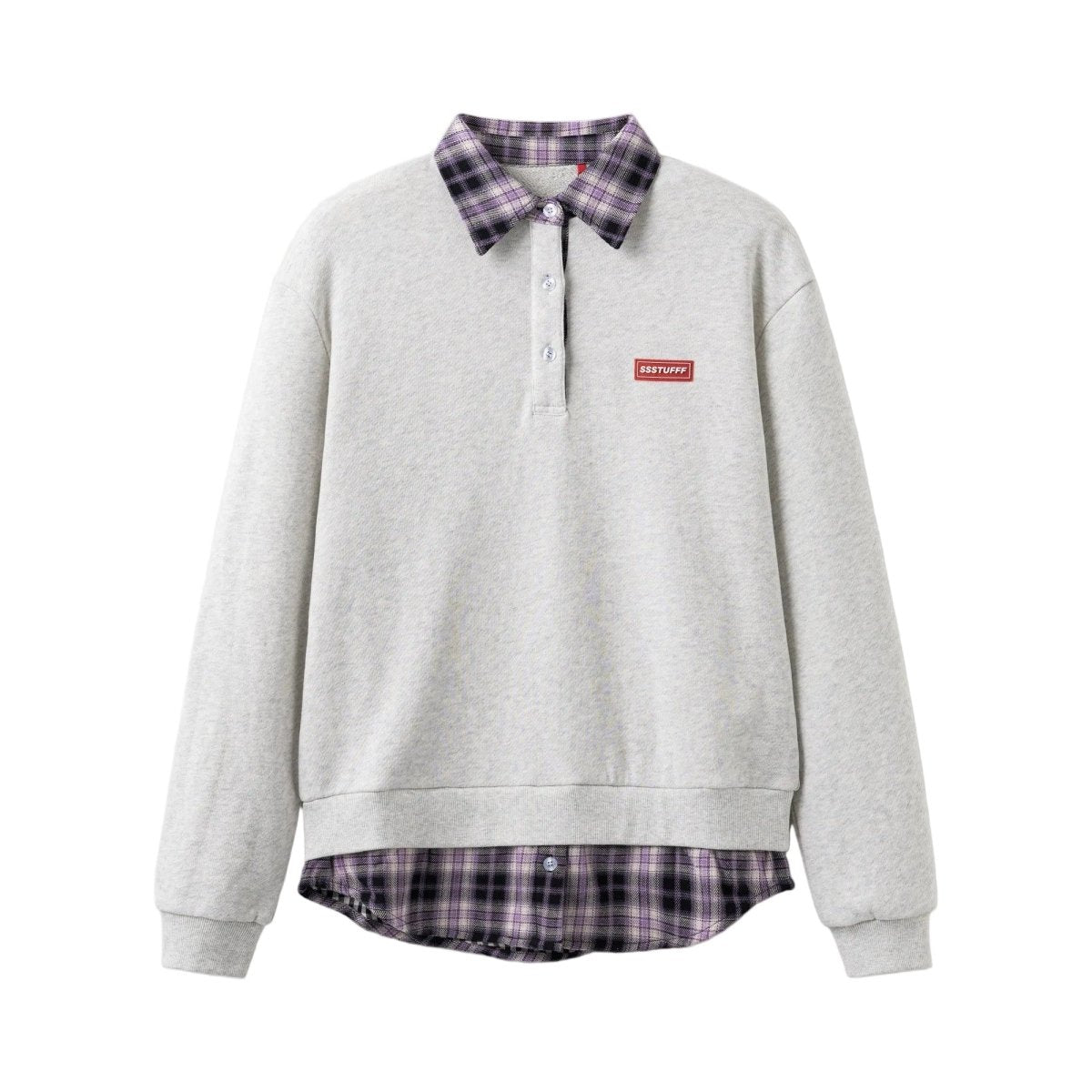 LAYERED SHIRT CREWNECK | SSSTUFFF
