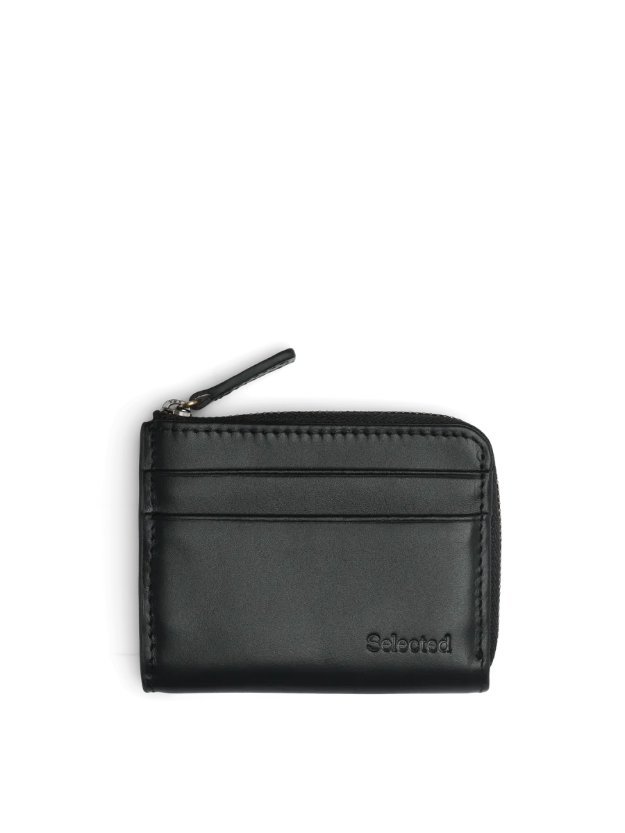 LEATHER ZIP WALLET | SELECTED HOMME