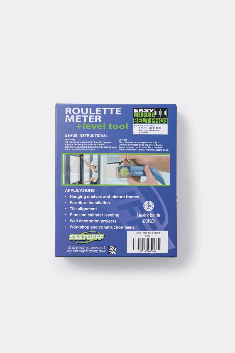 LEVEL AND RULER BELT | SSSTUFFF
