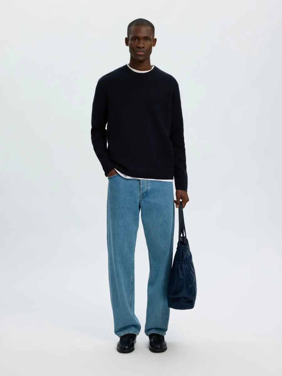 LIGHT LS KNIT CREW NECK | SELECTED HOMME