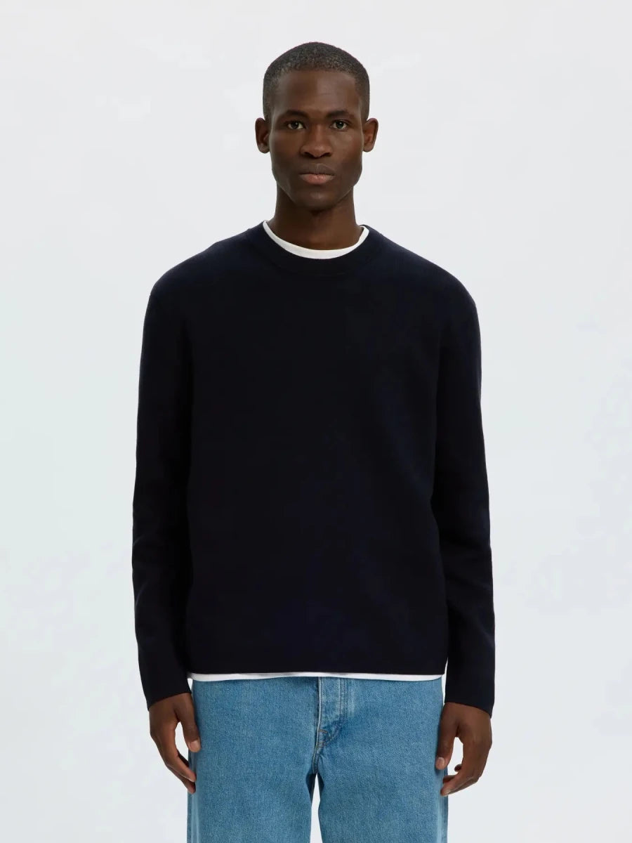 LIGHT LS KNIT CREW NECK | SELECTED HOMME
