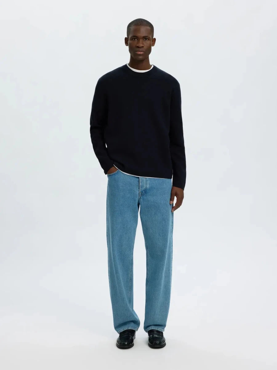 LIGHT LS KNIT CREW NECK | SELECTED HOMME
