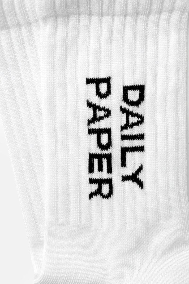 LOGOTYPE SOCKS WHITE | DAILY PAPER