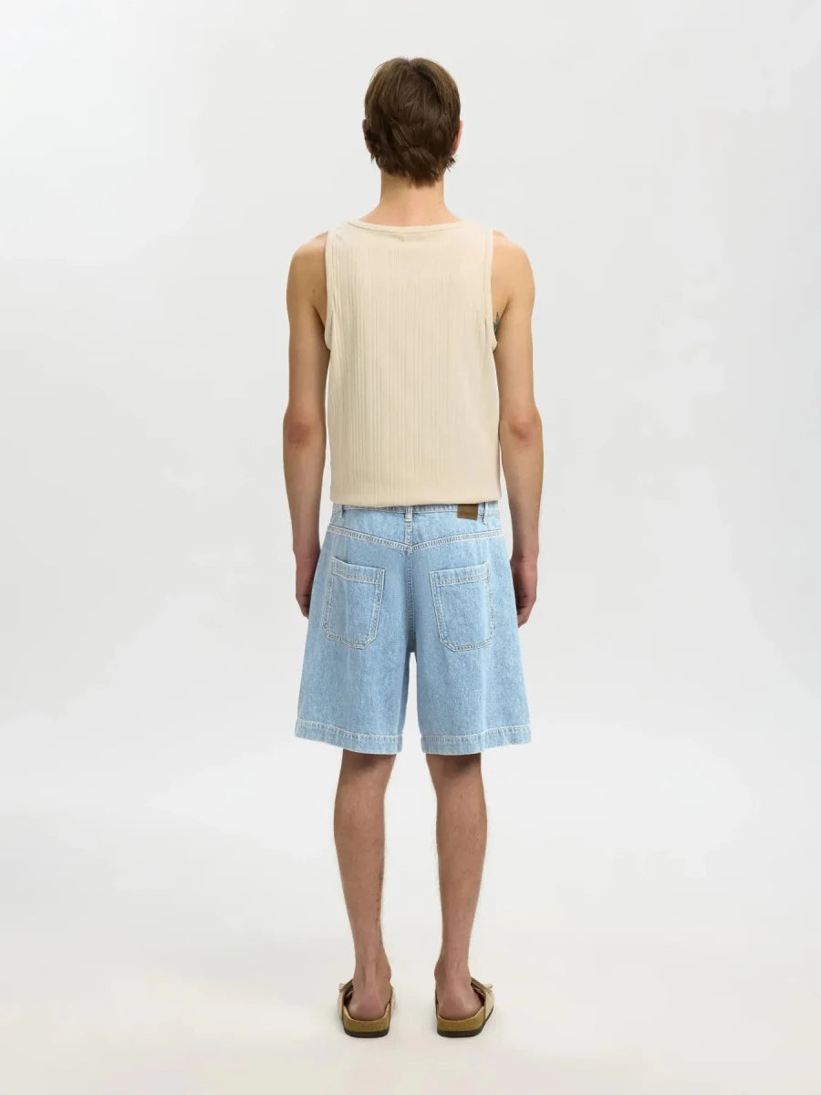 LOOSE MASON DENIM SHORTS | SELECTED HOMME