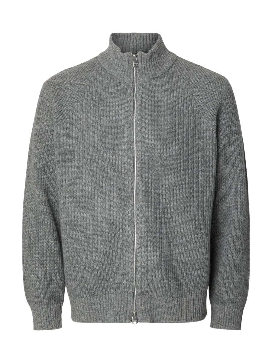 LS KNIT ZIP CARDIGAN | SELECTED HOMME