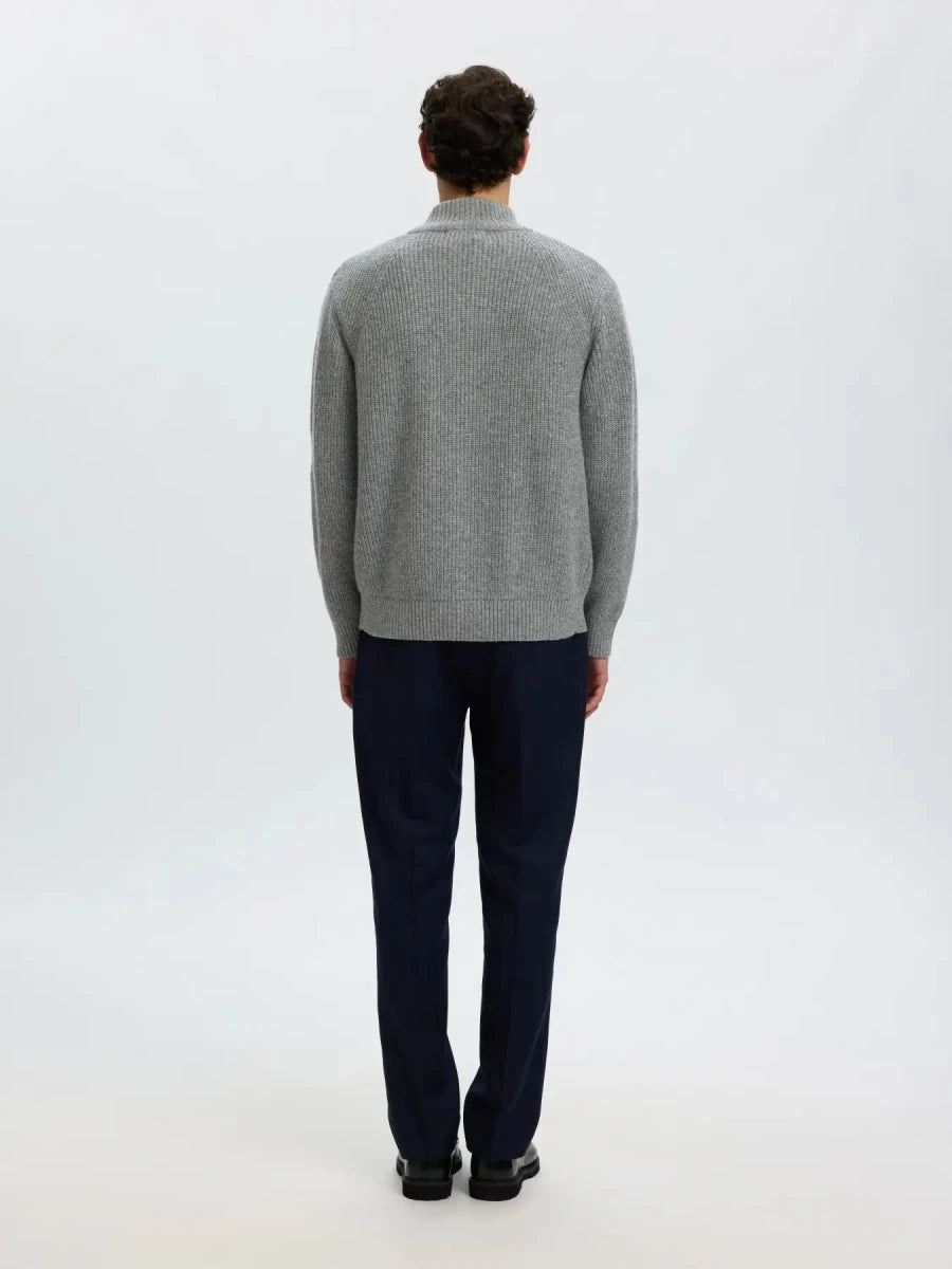 LS KNIT ZIP CARDIGAN | SELECTED HOMME