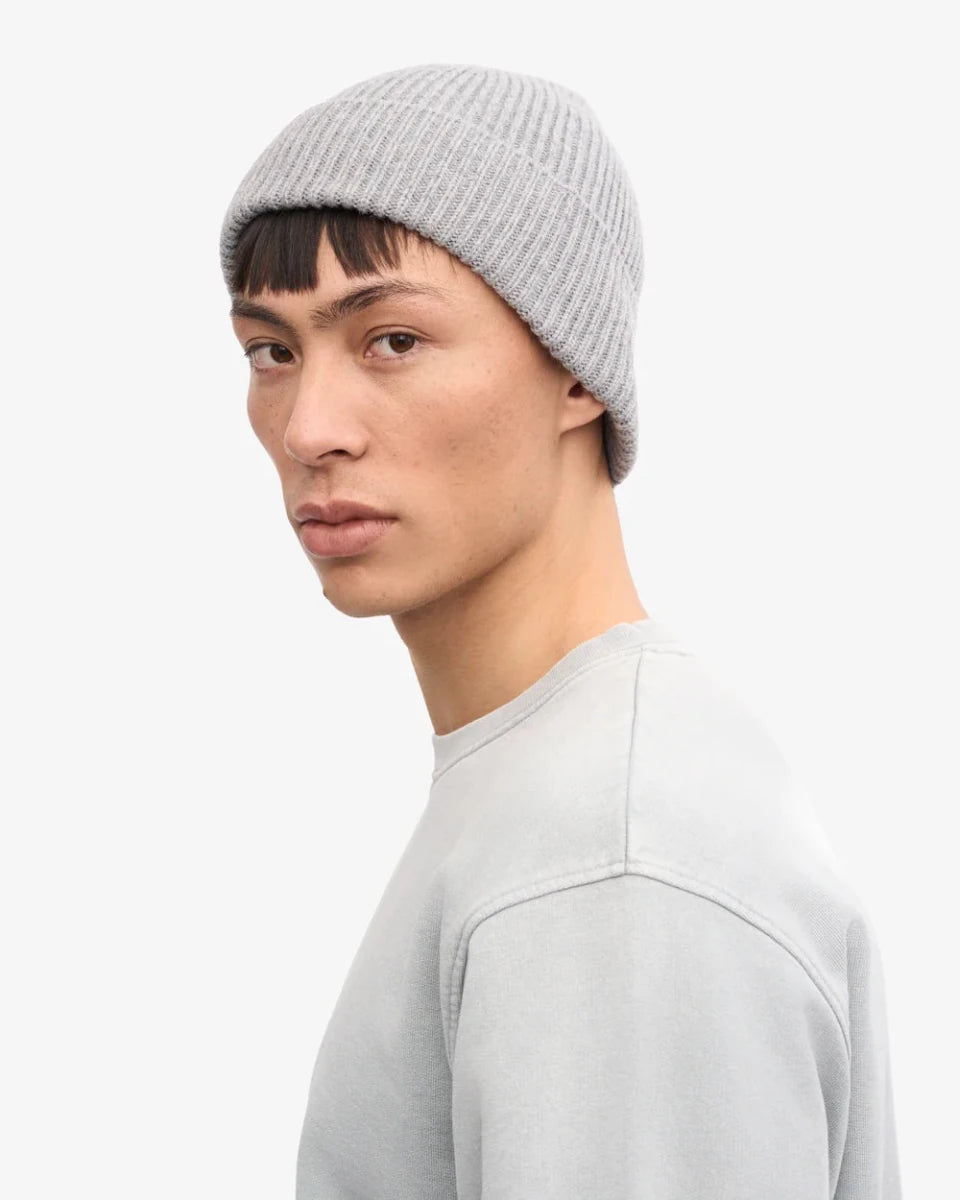MERINO BEANIE HEATHER GREY | COLORFUL STANDARD