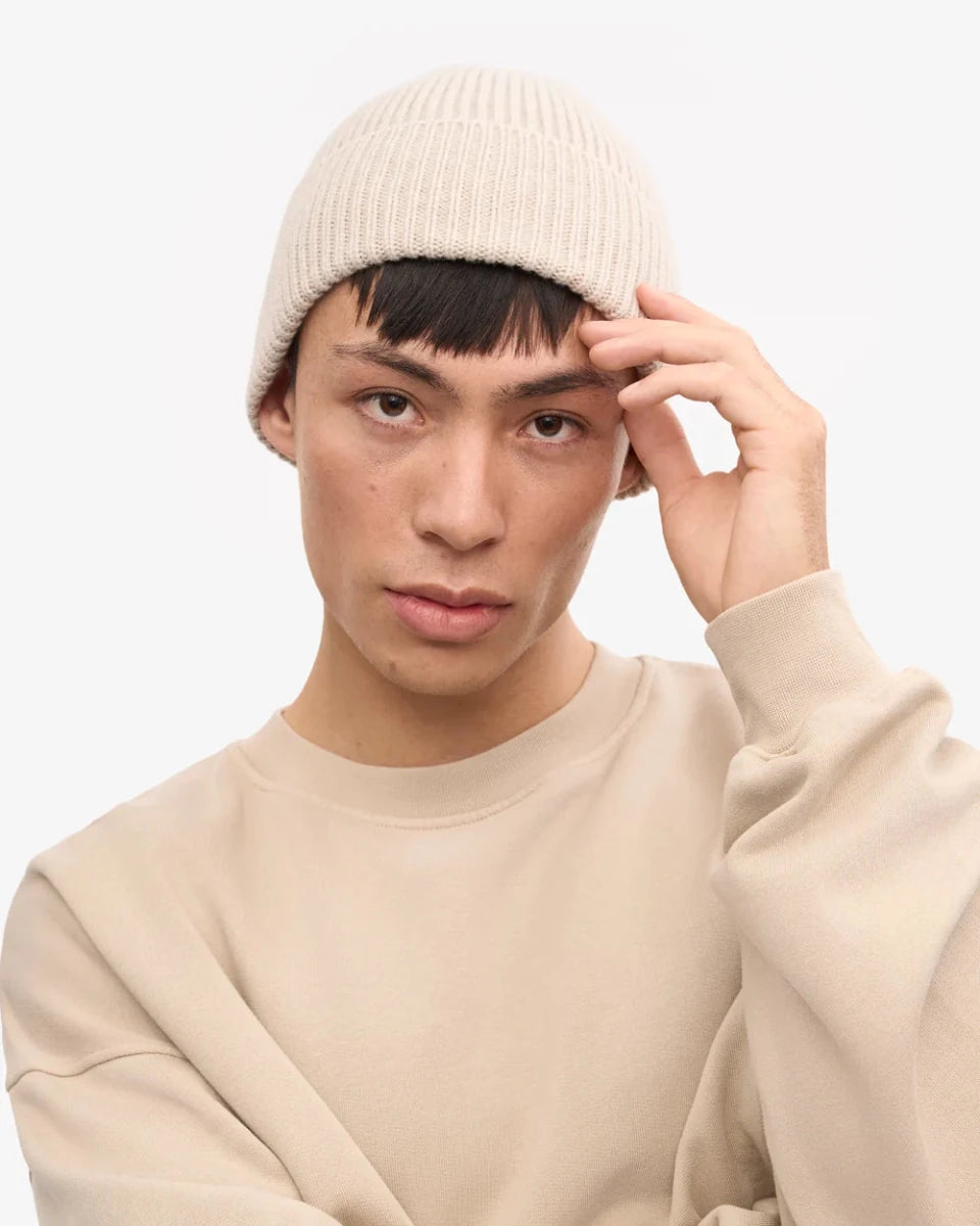 MERINO BEANIE IVORY WHITE | COLORFUL STANDARD