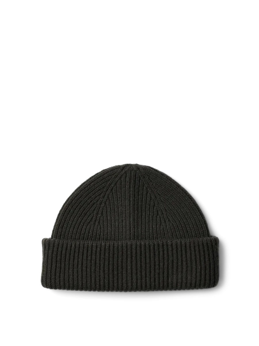 MERINO SAILOR WOOL BEANIE GREEN | SELECTED HOMME