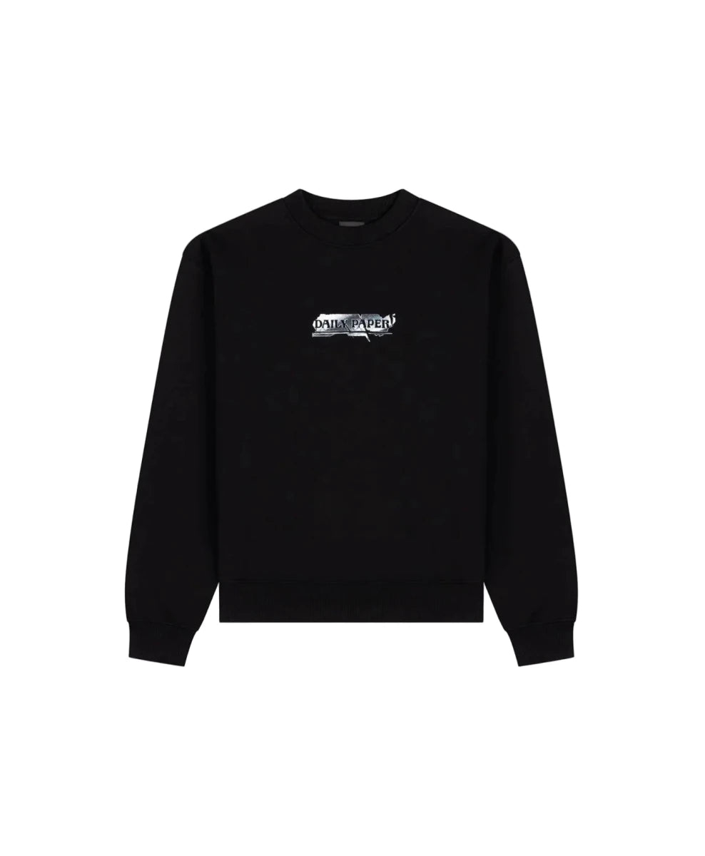 METALLIC STICKER OVERSIZED SWEATER | DAILY PAPER
