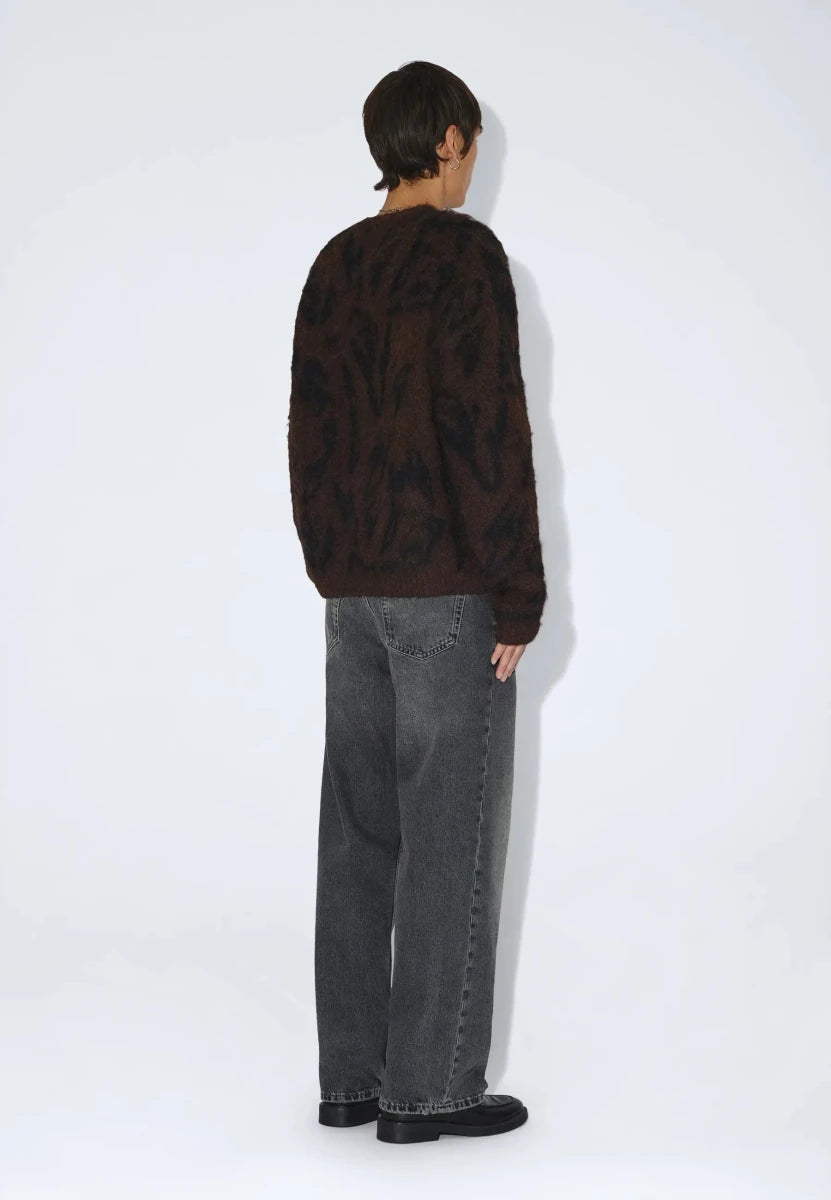 MIC SWEATER BROWN | DR DENIM