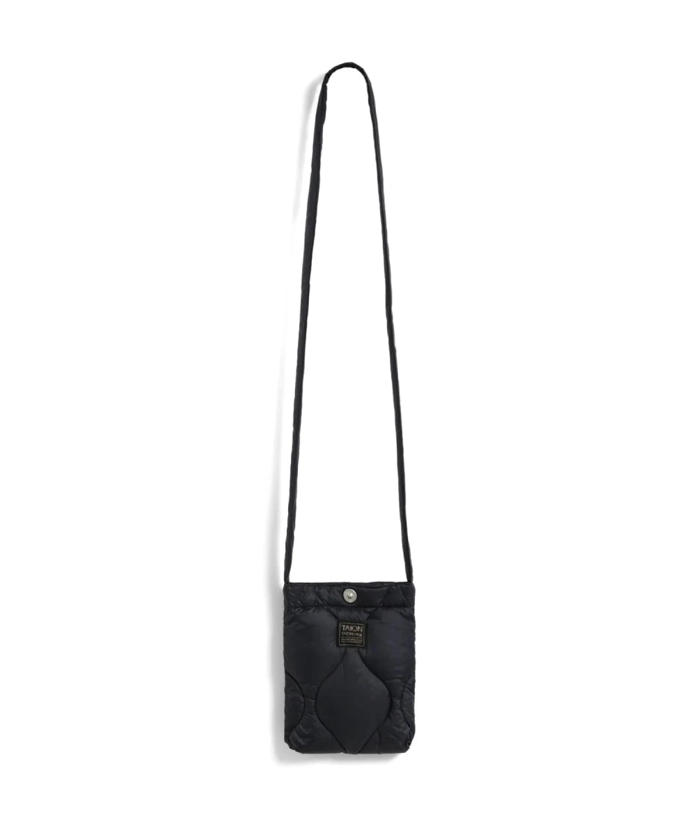 MILITARY CROSS BODY DOWN BAG-SMALL BLACK | TAION