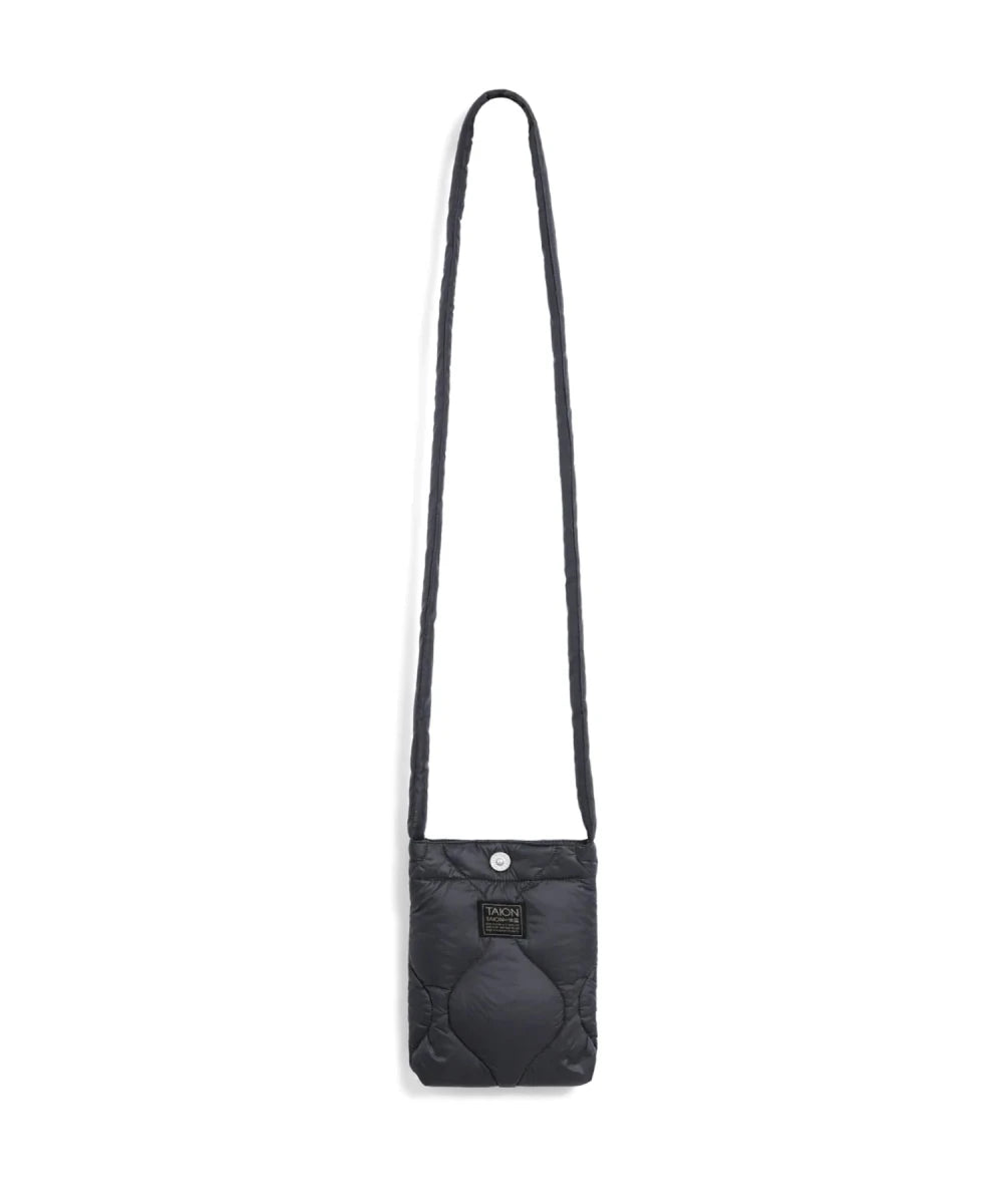 MILITARY CROSS BODY DOWN BAG-SMALL D.CHARCOAL | TAION