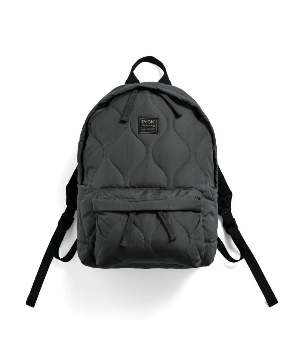MILITARY DOWN BACK PACK CHARCOAL | TAION