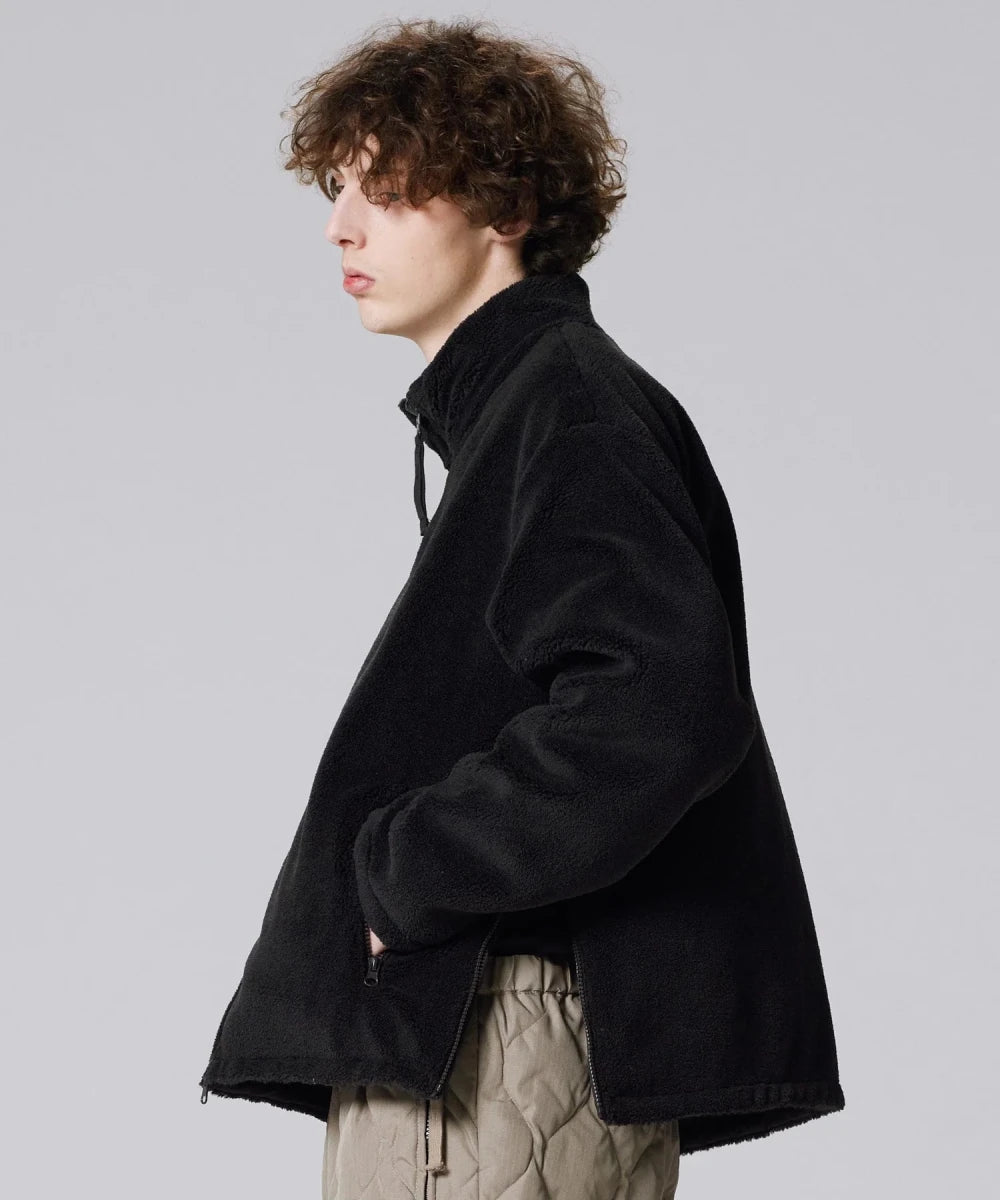 MILITARY RIVERSIBLE HI NECK DOWN JACKET | TAION