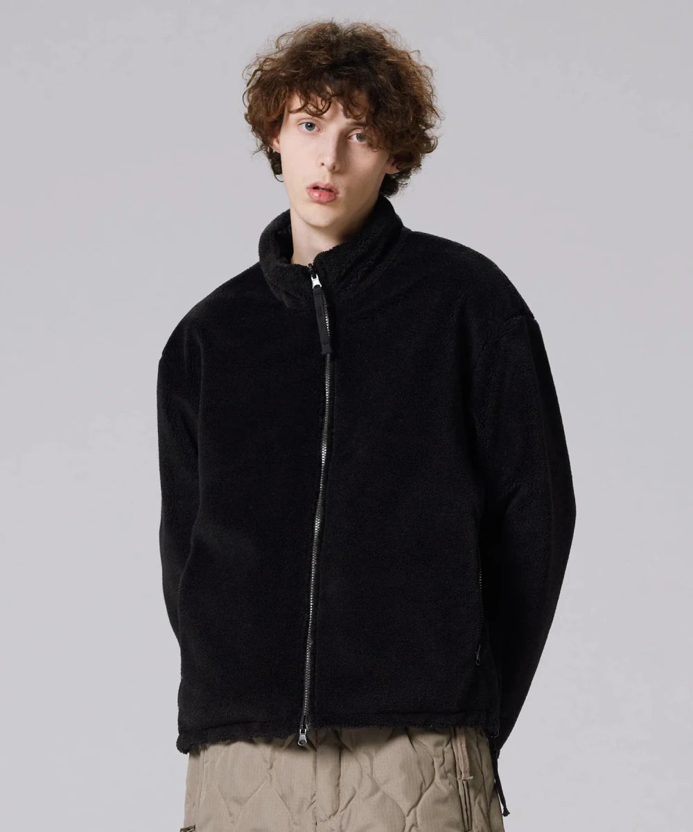 MILITARY RIVERSIBLE HI NECK DOWN JACKET | TAION