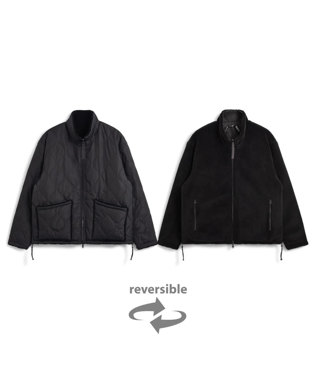 MILITARY RIVERSIBLE HI NECK DOWN JACKET | TAION