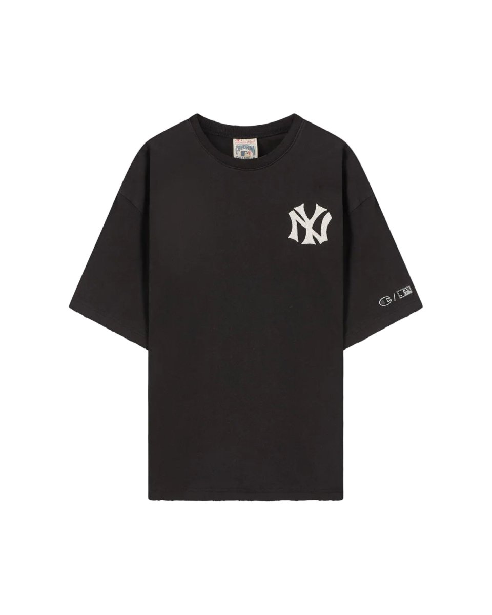 MLB JP JERSEY T-SHIRT NY YANKEES BLACK | CHAMPION PINNACLE