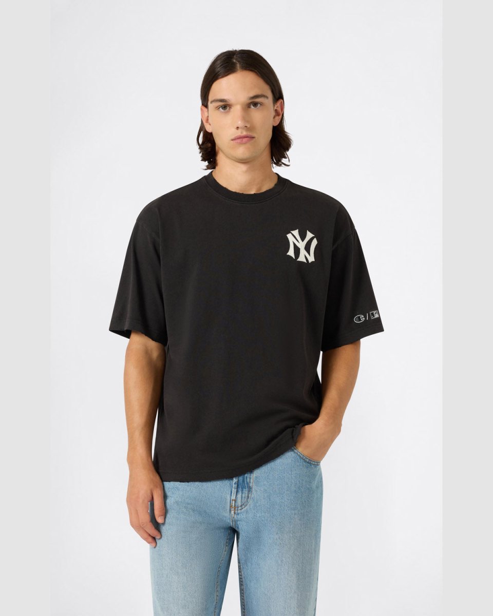 MLB JP JERSEY T-SHIRT NY YANKEES BLACK | CHAMPION PINNACLE