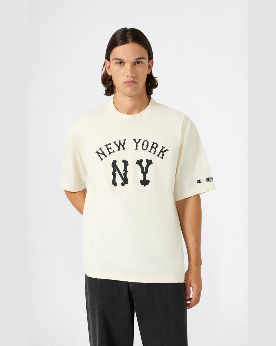 MLB JP JERSEY T-SHIRT NY YANKEES OFFWHITE | CHAMPION PINNACLE