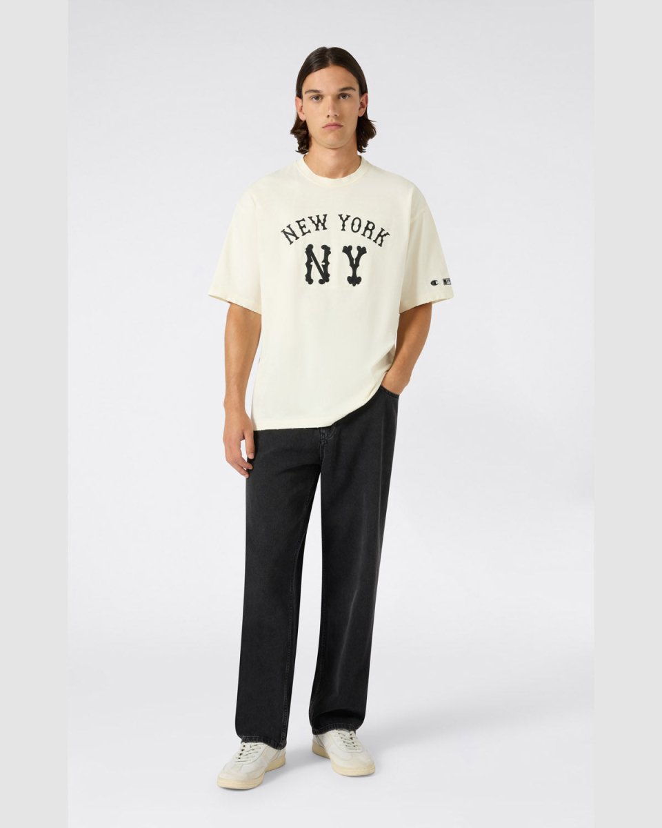 MLB JP JERSEY T-SHIRT NY YANKEES OFFWHITE | CHAMPION PINNACLE