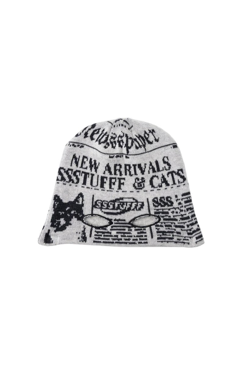 NEWSPAPER SPY BEANIE | SSSTUFFF