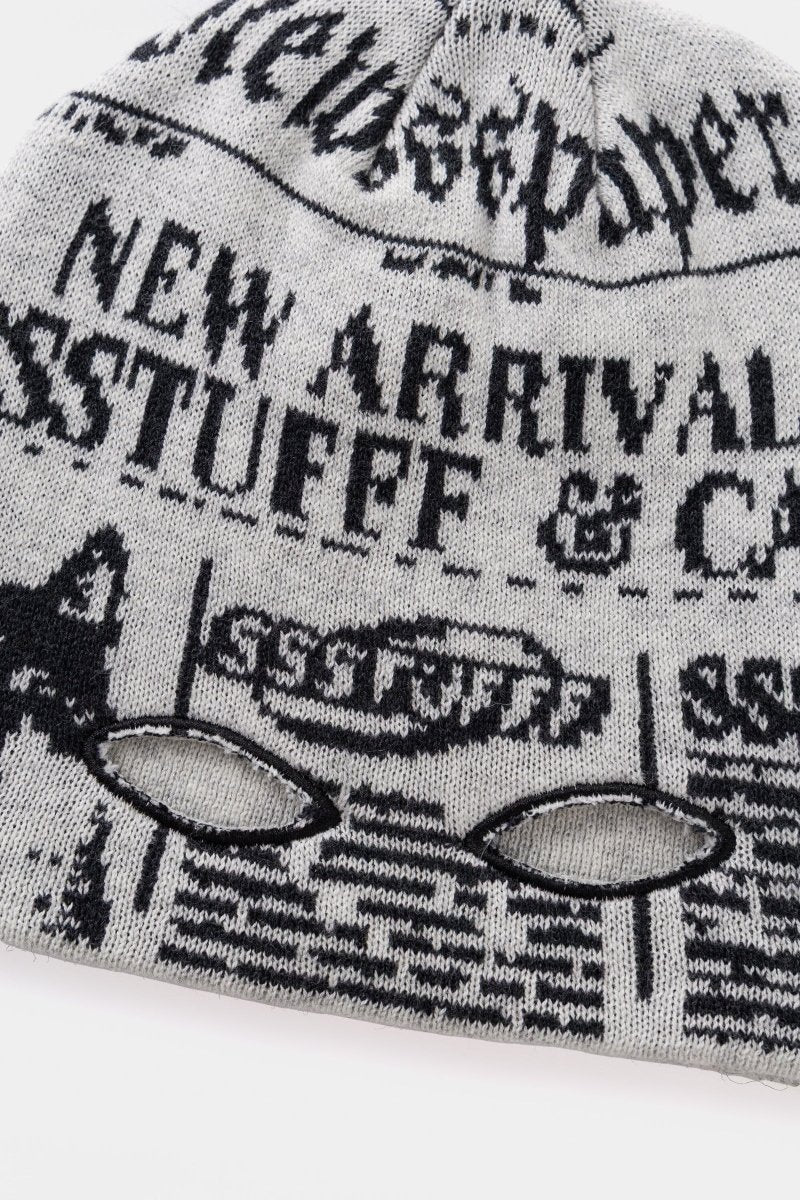 NEWSPAPER SPY BEANIE | SSSTUFFF